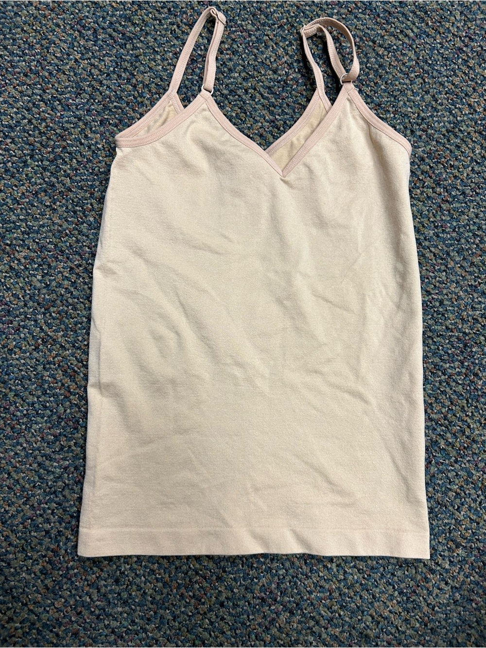 Tan shapewear tank top